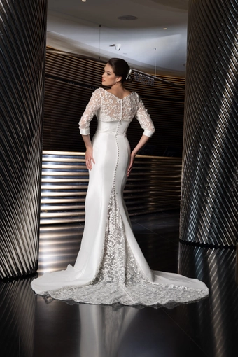 Monte Durham for Elissar Bridal Lourdes #4 default backface vertical thumbnail