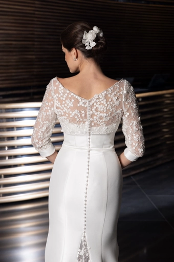 Monte Durham for Elissar Bridal Lourdes #7 backface vertical cropped thumbnail