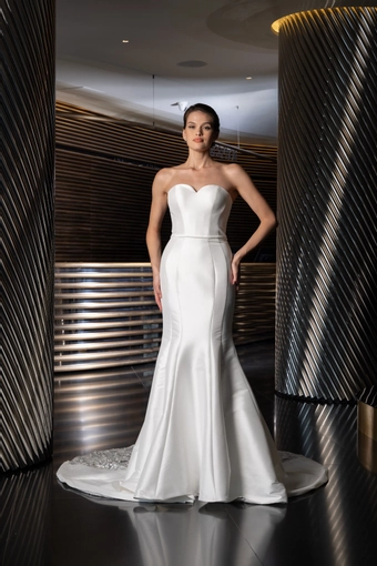 Monte Durham for Elissar Bridal Lourdes #0 default frontface vertical thumbnail