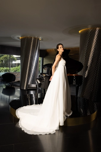 Monte Durham for Elissar Bridal Odette #1 vertical thumbnail