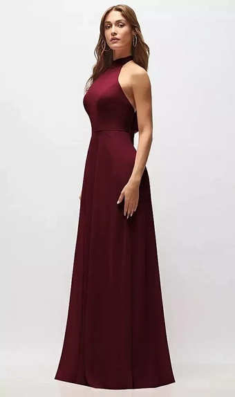 After Six 1545 High Neck Halter Backless Maxi Dress #2 vertical thumbnail