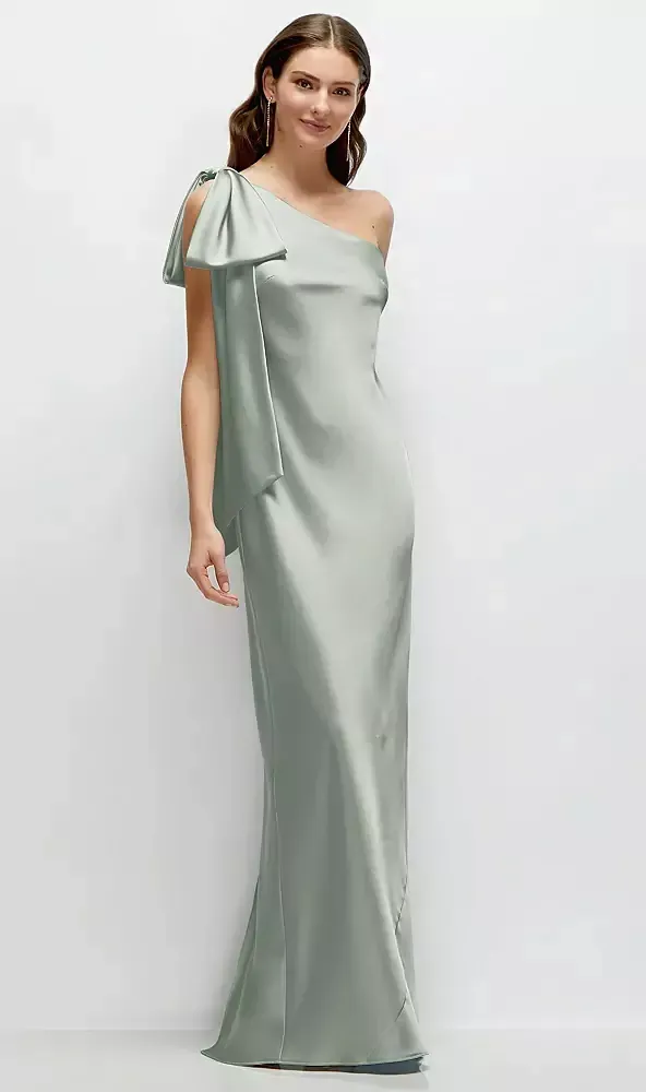 charmeuse bridesmaid dresses After Six 6900 Gradient Fit and flare global-neckline-Halter Neck Color:AB Aqua Christina Wu Celebration 22310