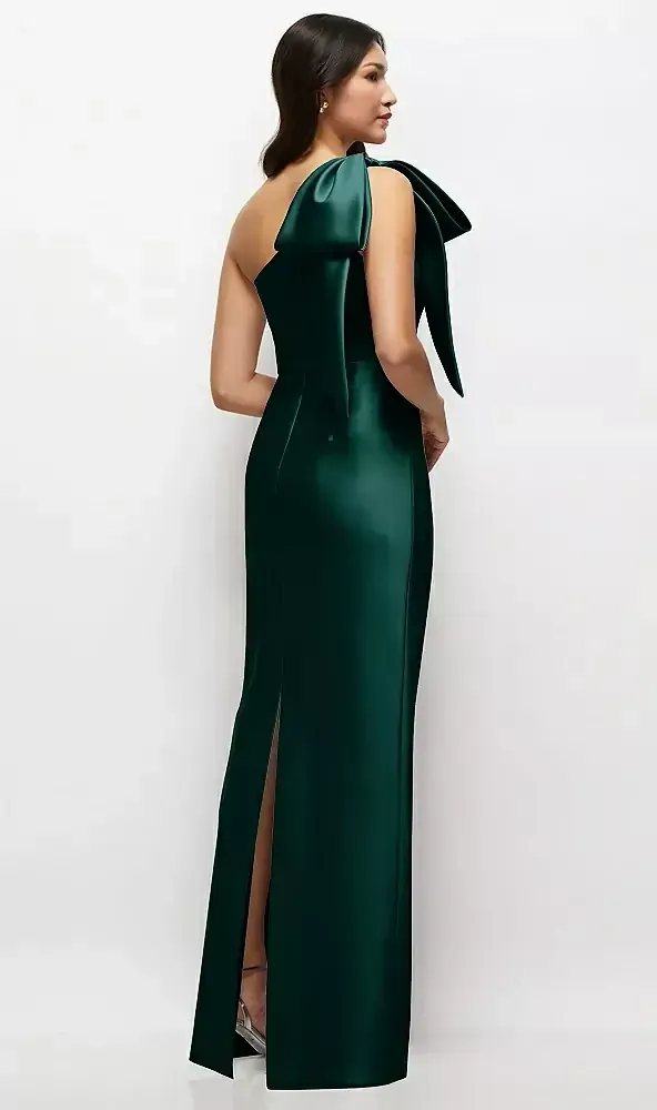 drop waist maxi dress pattern Elegant One-Shoulder Golden Sequin Prom Dress with Side Slit for Formal  Events main image 0