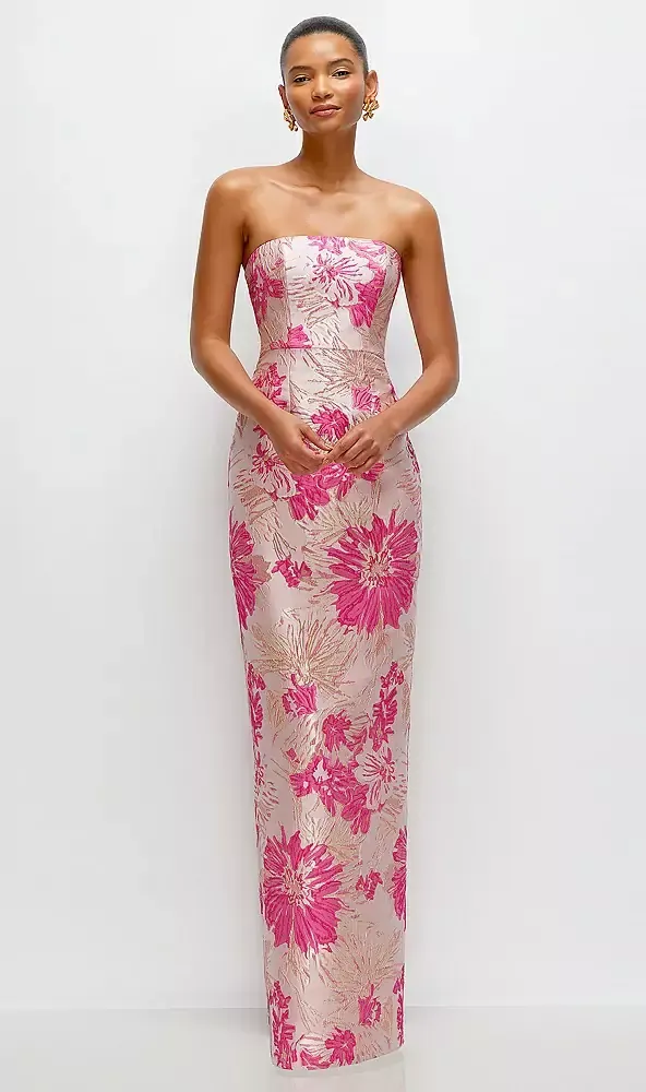 alfred sung long bridesmaid dresses Alfred Sung D760