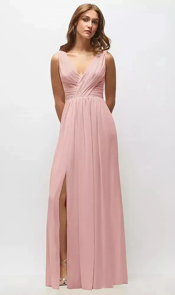 open lace back dress Dessy 4509 – Nearly Newlywed main image 0