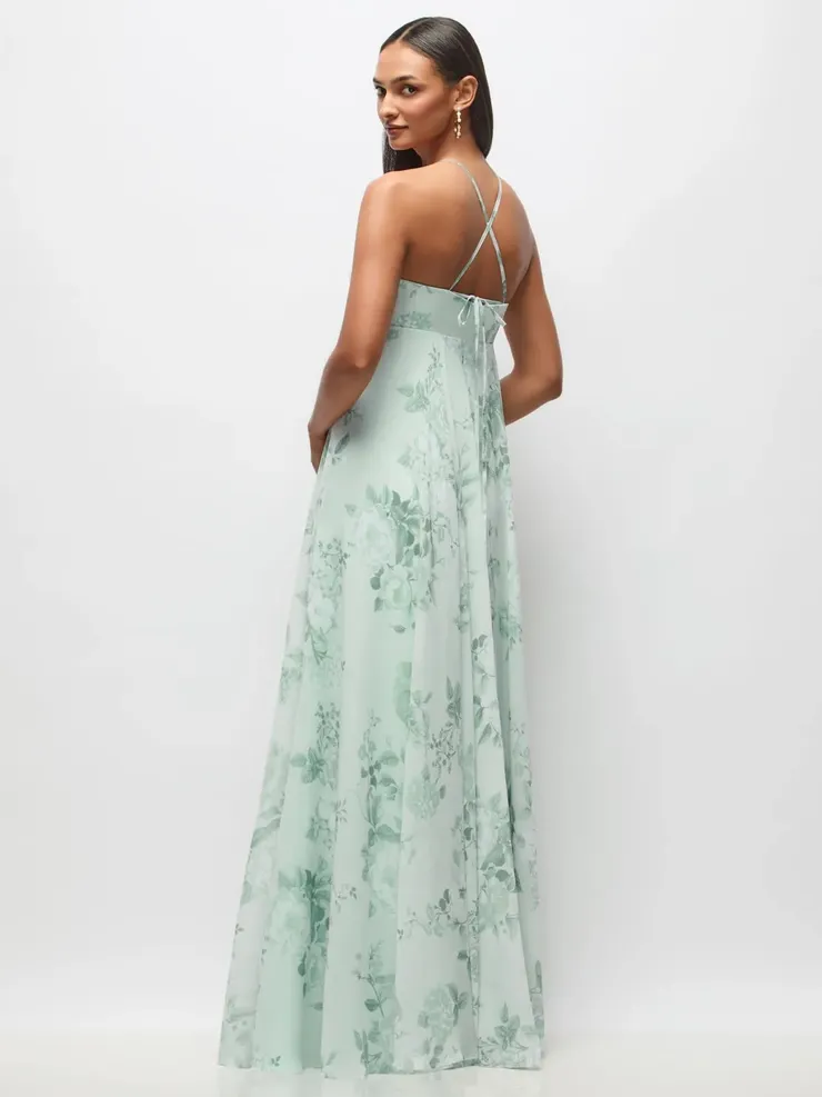 green emerald velvet dress Ever-Pretty Glittery Empire Waist Halter Neck Formal Evening Dress with Pleated main image 1