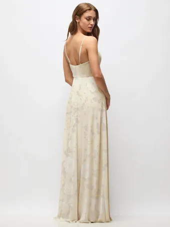 Thread TH152FP Lux Floral Chiffon Wrap Slit Gown #2 default backface vertical thumbnail