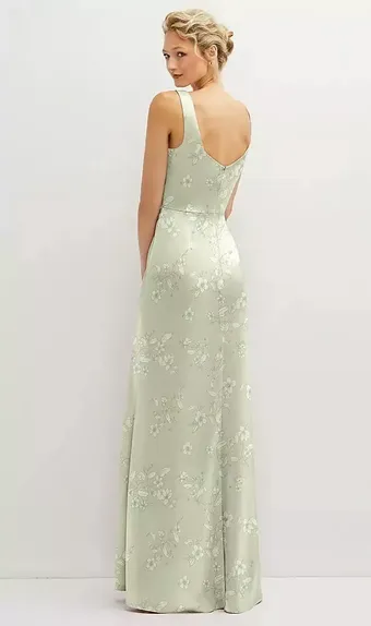 Thread TH126FP Glamorous Floral Charmeuse Square Neck Maxi #2 default backface vertical thumbnail