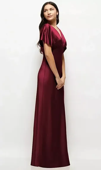 Thread TH131 Effortlessly Chic Stretch Charmeuse Bias Maxi #1 frontface vertical thumbnail