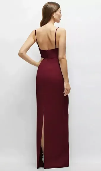 Thread TH132 Sleek Crepe Corset Column Gown #2 default backface vertical thumbnail