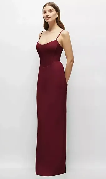 Thread TH132 Sleek Crepe Corset Column Gown #1 frontface vertical thumbnail