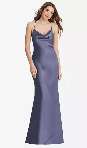 Lovely LB002 Cowl-Neck Convertible Maxi Slip Dress #0 default frontface vertical thumbnail