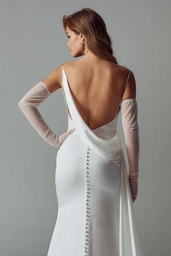 Evie Young Style #EY703 #4 backface vertical cropped thumbnail