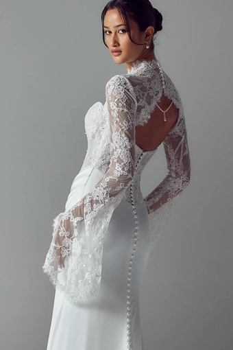 Evie Young Style #EY712 #7 backface vertical cropped thumbnail