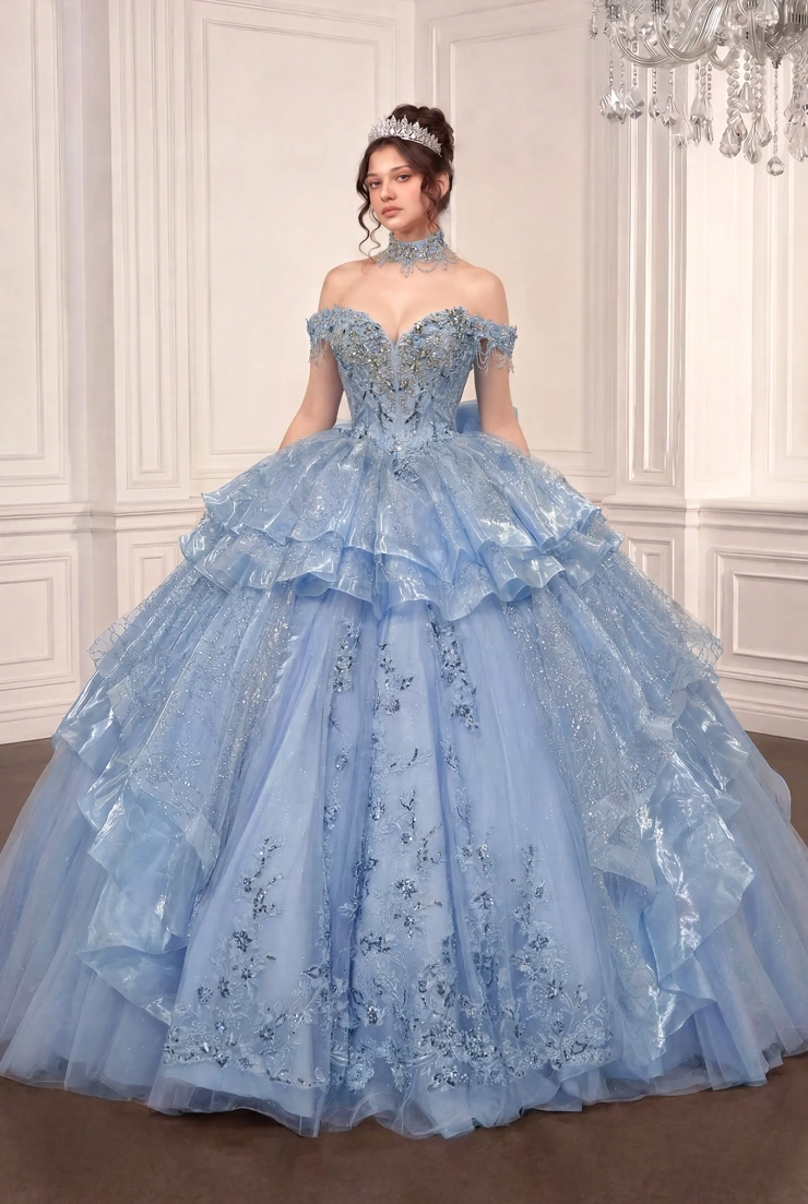 Ladivine by Cinderella Divine Style #15742 #1 Light Blue frontface vertical picture