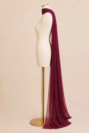 Ladivine by Cinderella Divine Style #AA007 $5 Burgundy vertical thumbnail