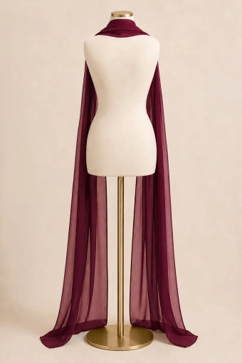 Ladivine by Cinderella Divine Style #AA007 $14 Burgundy backface vertical thumbnail