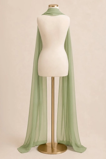 Ladivine by Cinderella Divine Style #AA007 $17 Sage backface vertical thumbnail
