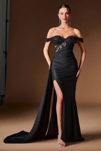 Cinderella Divine Style #J914 #3 Black frontface vertical thumbnail