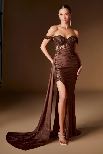 Cinderella Divine Style #J914 #2 Espresso frontface vertical thumbnail