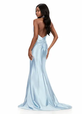 Ashley Lauren 12238   Glamorous Plunging Halter Gown - Prom & Formal Dress #3 backface vertical thumbnail