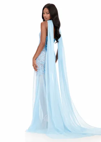 Ashley Lauren 12257   Glamorous Fitted Formal Gown | Evening Dress #5 backface vertical thumbnail