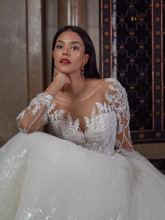 Demetrios Platinum Style #DP543 #2 frontface vertical cropped thumbnail