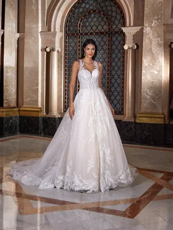 Demetrios Platinum Style #DP545 #1 frontface vertical thumbnail