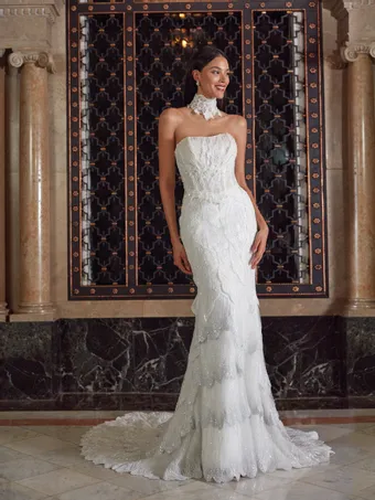 Demetrios Platinum Style #DP554 #0 default frontface vertical thumbnail