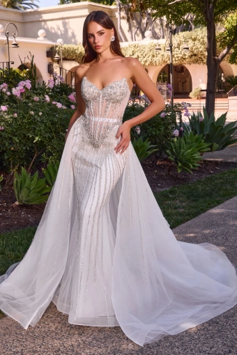 Ladivine by Cinderella Divine #CD643W #1 Off White frontface vertical thumbnail
