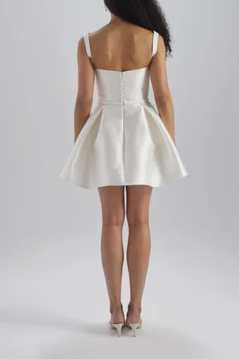 Amsale Little White Dress #LW270 #2 default backface vertical thumbnail