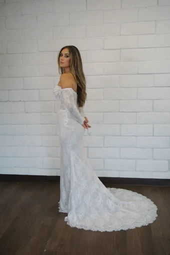 Evelyn Bridal Peony #3 backface vertical thumbnail