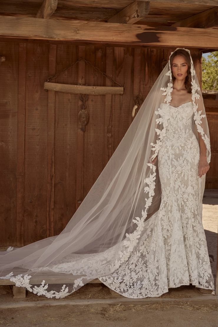 La Perle by Calla Blanche Style #LP2615 #1 frontface vertical picture