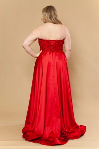 Poly USA Style #W1224 #6 Red backface vertical thumbnail