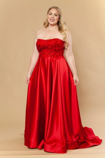 Poly USA Style #W1224 #2 Red frontface vertical thumbnail