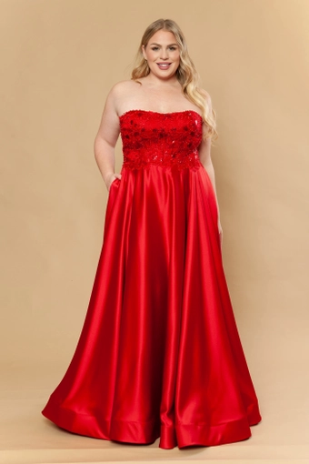 Poly USA Style #W1224 #1 Red frontface vertical thumbnail