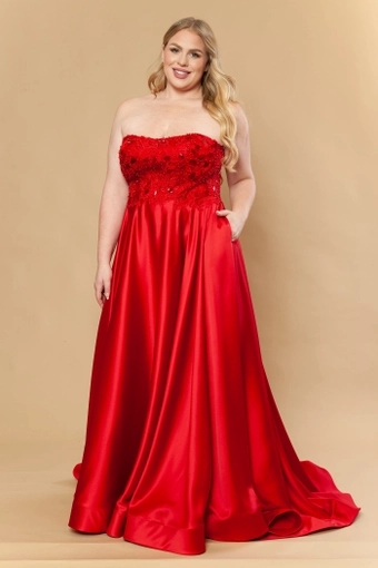 Poly USA Style #W1224 #3 Red frontface vertical thumbnail