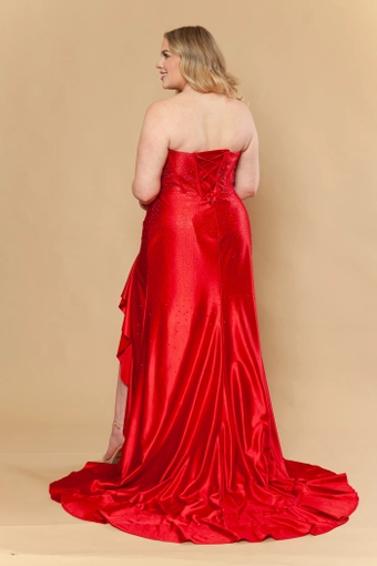 Poly USA Style #W1238 #8 Red backface vertical thumbnail