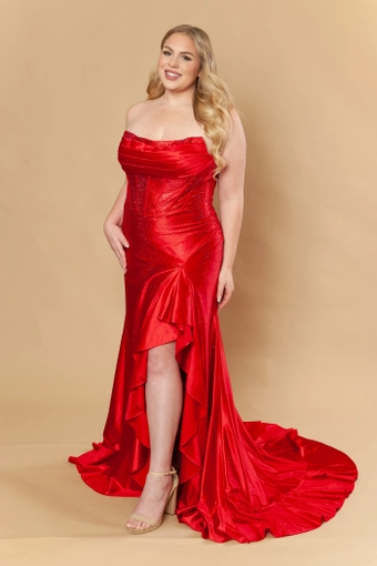 Poly USA Style #W1238 #2 Red frontface vertical thumbnail