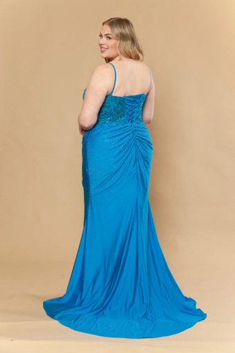 Poly USA Style #W1242 #4 Peacock backface vertical thumbnail