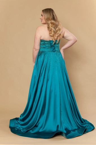 Poly USA Style #W1244 #7 Teal backface vertical thumbnail