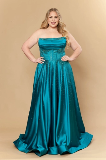 Poly USA Style #W1244 #3 Teal frontface vertical thumbnail