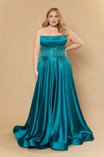 Poly USA Style #W1244 #2 Teal frontface vertical thumbnail