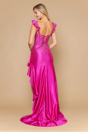 Poly USA 25126 #22 Hot Pink backface vertical thumbnail