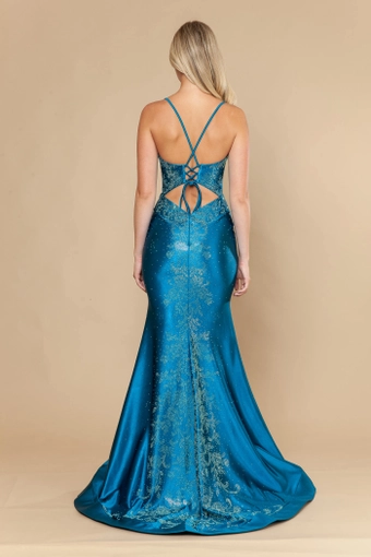 Poly USA Style #25128 #24 Teal backface vertical thumbnail