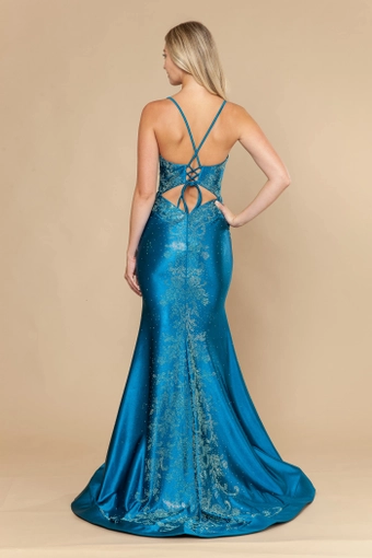 Poly USA Style #25128 #29 Teal backface vertical thumbnail