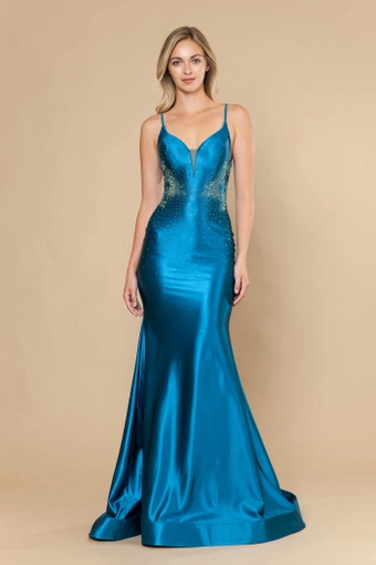 Poly USA Style #25128 #14 Teal frontface vertical thumbnail