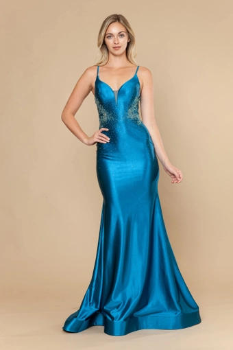 Poly USA Style #25128 #1 Teal frontface vertical thumbnail