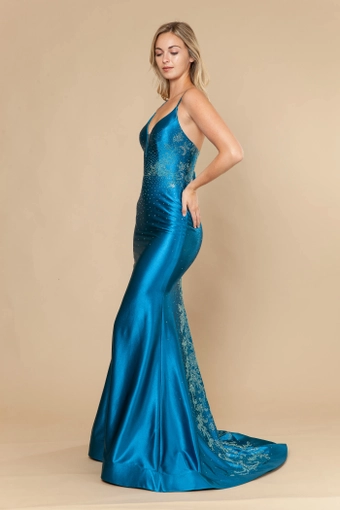 Poly USA Style #25128 #9 Teal frontface vertical thumbnail