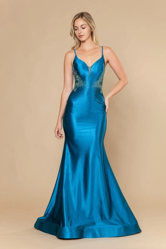 Poly USA Style #25128 #11 Teal frontface vertical thumbnail